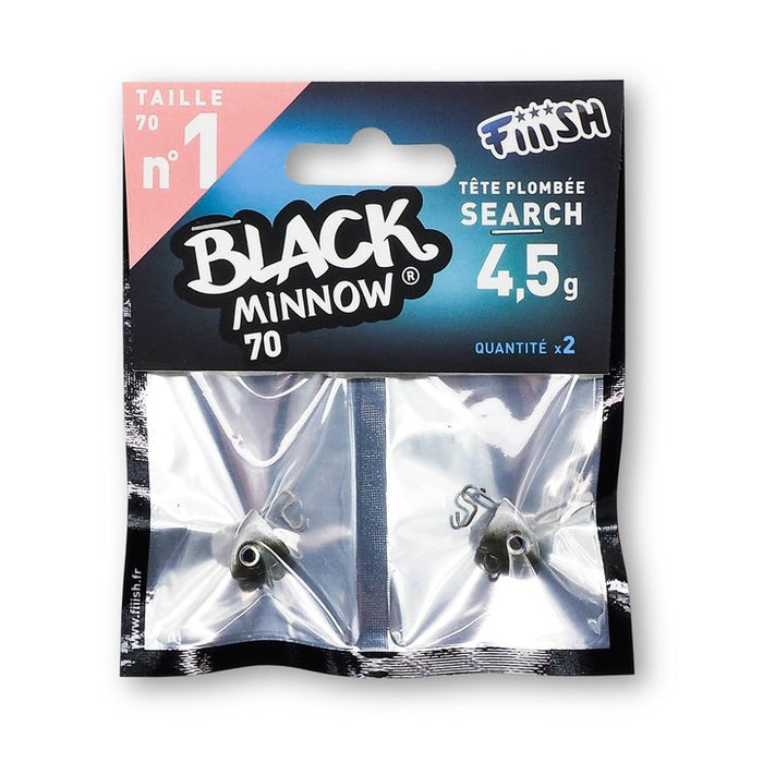 Black Minnow 70 - 2 Search jig head - 4.5g